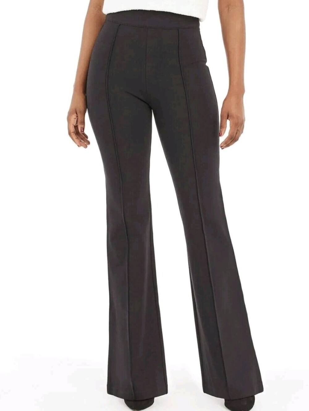 SPANX Black PerfectFit High-Rise Ponte Flare Pants 20252Q - Size XLP
